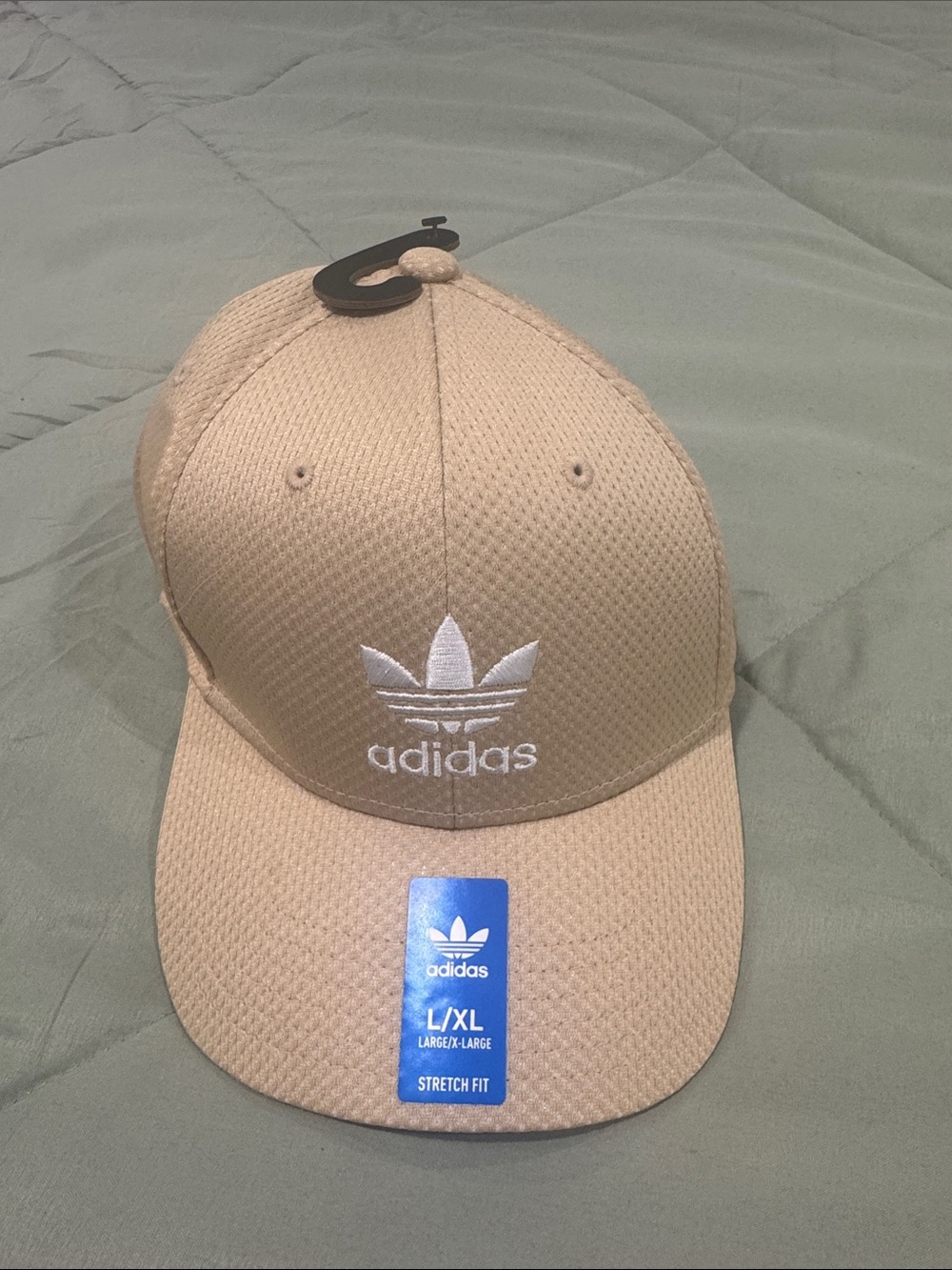 adidas Tan Trefoil Stretch-Fit Men’s Cap
